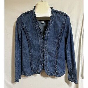 Jacket  Shirt Shacket ruffle Rockabilly BoHo Western Rodeo Classic Rocker S11